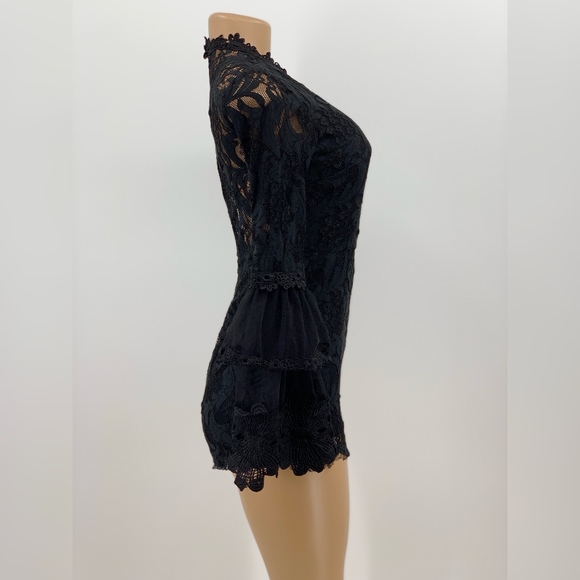 NWOT Fashion Nova Lace Shorts Romper - Picture 6 of 7